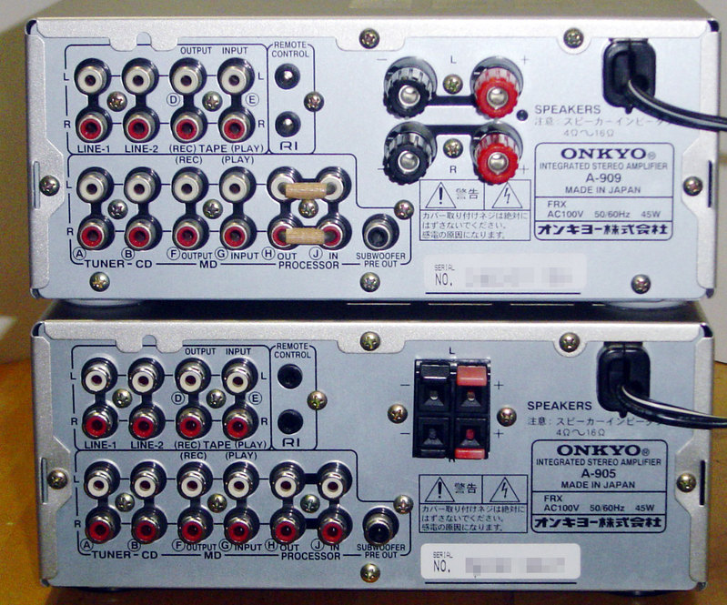 ONKYO A-909 intec20 アンプ